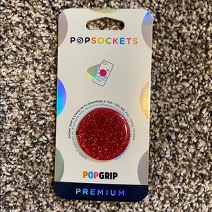 BNIP Glitter Red POP Socket Premium